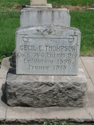 Cecil E. Thompson. Click for full size. Cecil E. Thompson image. Click for full size.