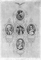 "American Naval Commanders" of the Revolutionary War Era image. Click for full size.