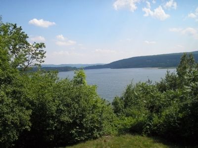 Lake Champlain South of Mount Independence. Click for full size. Lake Champlain South of Mount Independence image. Click for full size.