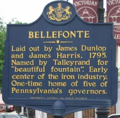 Bellefonte Marker image. Click for full size.