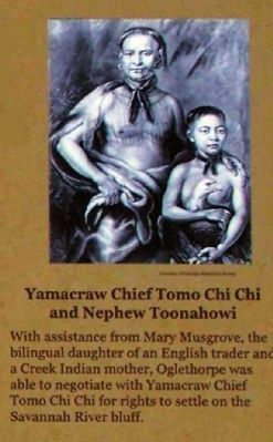 Yamacraw Chief Tomo Chi Chi and Nephew Toonahowi image. Click for full size.
