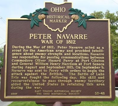 Peter Navarre Marker image. Click for full size.