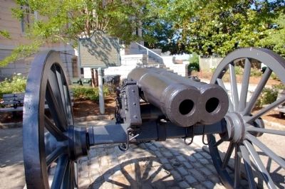 The Athens Double-Barrelled Cannon and Marker image. Click for full size.