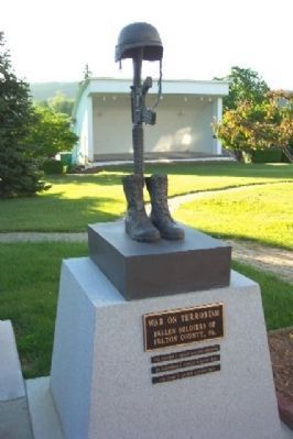Fulton County War on Terrorism Memorial image. Click for full size.