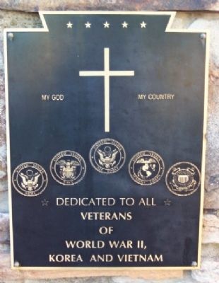 Fulton County World War II, Korea, and Vietnam Memorial image. Click for full size.