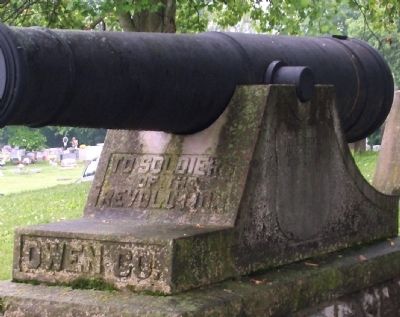 Closer West / Front View - - American Revolution War Memorial Marker. Click for full size. Closer West / Front View - - American Revolution War Memorial Marker image. Click for full size.
