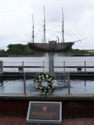 Tribute SS Savannah Water Fountain image. Click for full size.