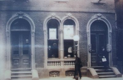 The First National Bank of Newville, c.1917 image. Click for full size.