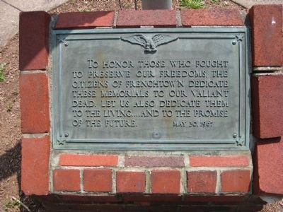 Frenchtown Veterans Monument image. Click for full size.