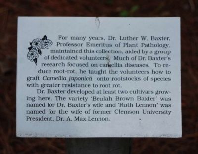 Dr. Luther W. Baxter Marker image. Click for full size.