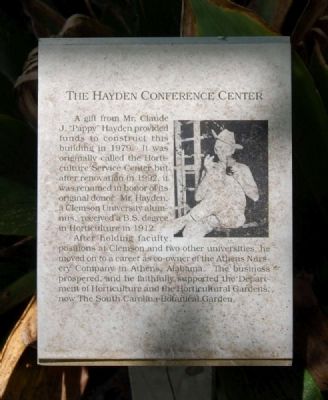The Hayden Conference Center Marker. Click for full size. The Hayden Conference Center Marker image. Click for full size.