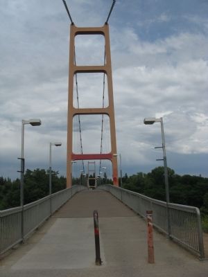 The Guy West Bridge. Click for full size. The Guy West Bridge image. Click for full size.
