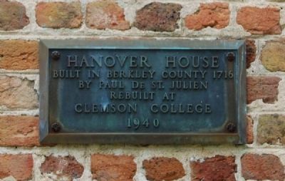 Hanover House Marker. Click for full size. Hanover House Marker image. Click for full size.