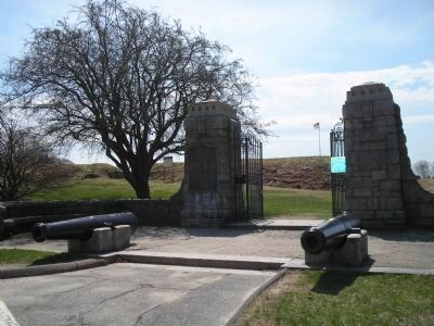 Entrance of Fort Griswold image. Click for full size.
