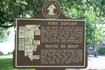 Fort Deposit Marker image. Click for full size.