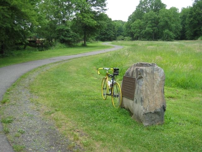 Loantaka Trail Marker. Click for full size. Loantaka Trail Marker image. Click for full size.