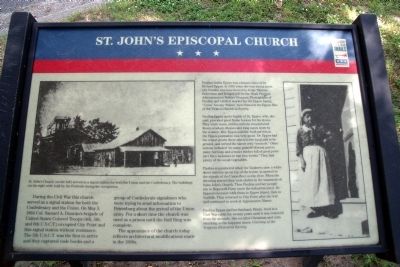 St. Johns Episcopal Church CWT Marker image. Click for full size.
