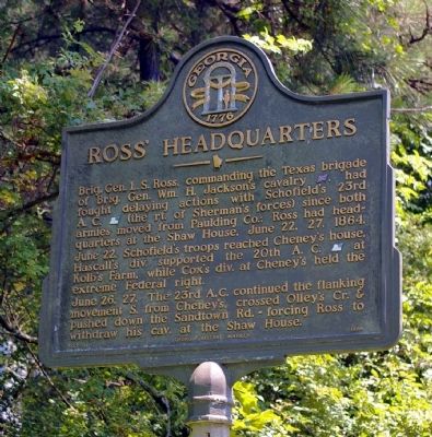 Ross' Headquarters Marker image. Click for full size.