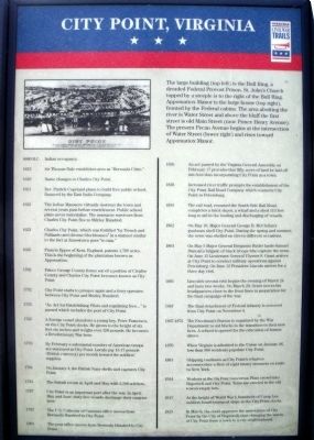 City Point, Virginia CWT Marker. Click for full size. City Point, Virginia CWT Marker image. Click for full size.