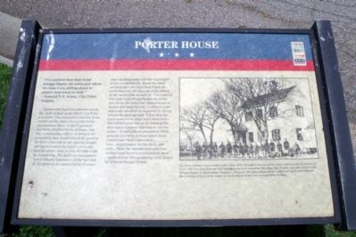 Porter House CWT Marker. Click for full size. Porter House CWT Marker image. Click for full size.