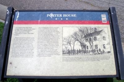 Porter House CWT Marker image. Click for full size.