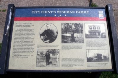 City Points Wiseman Family CWT Marker. Click for full size. City Points Wiseman Family CWT Marker image. Click for full size.