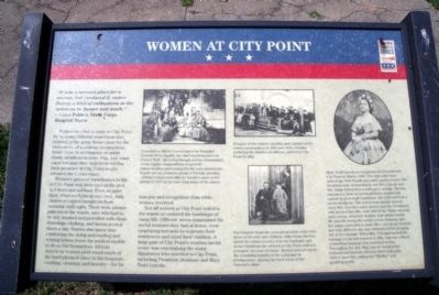 Women at City Point CWT Marker image. Click for full size.