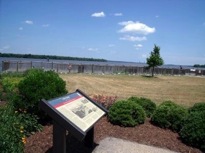 City Point CWT Marker on the waterfront.. Click for full size. City Point CWT Marker on the waterfront. image. Click for full size.