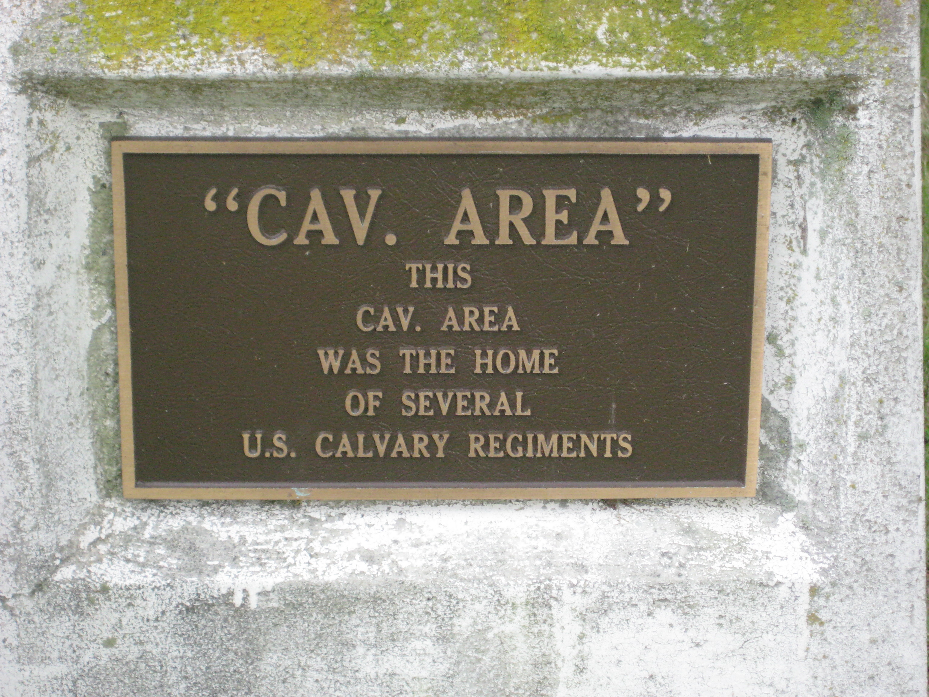 "Cav. Area" Marker
