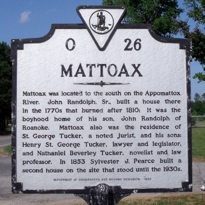 Mattoax Marker. Click for full size. Mattoax Marker image. Click for full size.