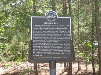 Division Hill Marker. Click for full size. Division Hill Marker image. Click for full size.