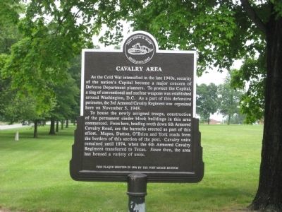 Cavalry Area Marker image. Click for full size.