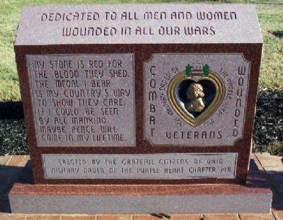 Purple Heart Memorial. Click for more information. Purple Heart Memorial image. Click for more information.