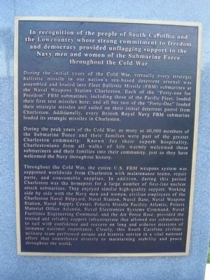 Cold War Submarine Memorial Marker image. Click for full size.