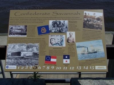 Confederate Savannah Marker image. Click for full size.