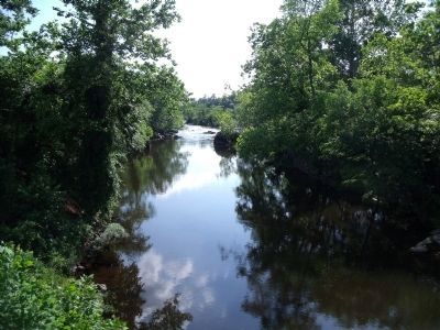 Appomattox River at Campbell's Bridge (upriver). image. Click for full size.
