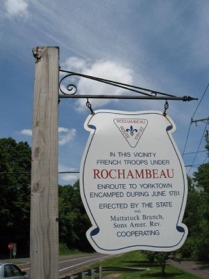 Rochambeau Route 1781 – 82 Marker image. Click for full size.