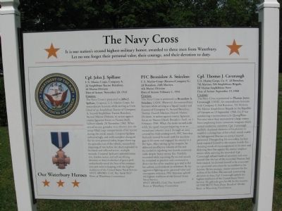 The Navy Cross Marker. Click for full size. The Navy Cross Marker image. Click for full size.