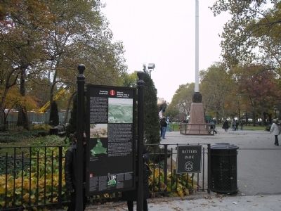 Marker at Battery Park image. Click for full size.