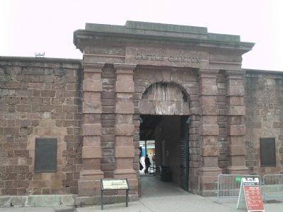 Entrance to Castle Clinton. Click for full size. Entrance to Castle Clinton image. Click for full size.