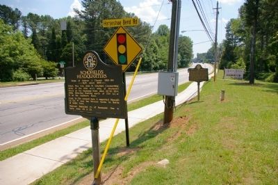 Schofield's Headquarters Marker. Click for full size. Schofield's Headquarters Marker image. Click for full size.