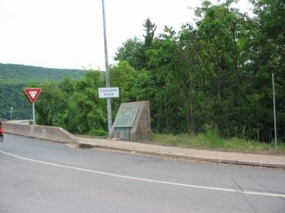 Clark's Ferry Bridge Company Marker. Click for full size. Clark's Ferry Bridge Company Marker image. Click for full size.