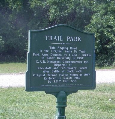 Trail Park Marker image. Click for full size.