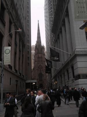 Wall Street in Lower Manhattan image. Click for full size.