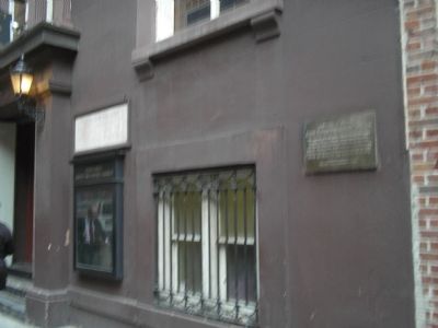 Marker on John Street. Click for full size. Marker on John Street image. Click for full size.