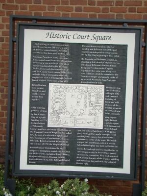 Historic Courthouse Square Marker image. Click for full size.