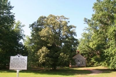Mulberry Chapel Methodist Church and Marker. Click for full size. Mulberry Chapel Methodist Church and Marker image. Click for full size.
