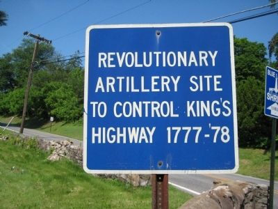 Revolutionary Artillery Site Marker. Click for full size. Revolutionary Artillery Site Marker image. Click for full size.