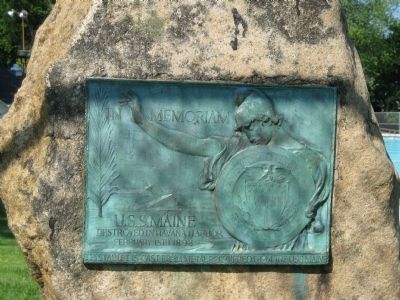 U.S.S. Maine Marker. Click for full size. U.S.S. Maine Marker image. Click for full size.