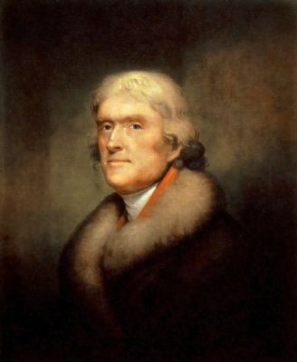 Thomas Jefferson<br>Third President of the United States image. Click for full size.